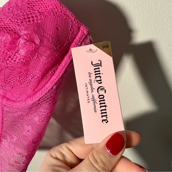 NWT juicy couture Barbie pink bling rhinestone  corset 36B - Picture 3 of 6